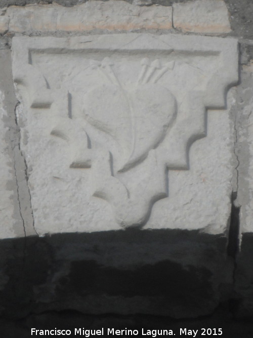 Ermita del Calvario - Ermita del Calvario. Clave de Sagrado Corazón