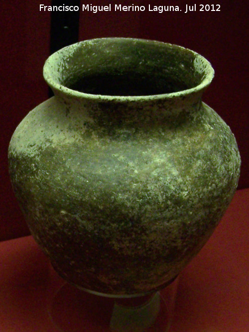Eras del Alcázar - Eras del Alcázar. Olla. Museo Arqueológico de Úbeda