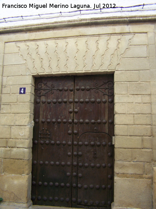 Casa de la Calle Ginés Gómez nº 4 - Casa de la Calle Ginés Gómez nº 4. Portada