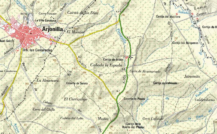 Cortijo de Ardón - Cortijo de Ardón. Mapa