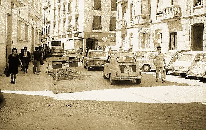 Calle Álamos - Calle Álamos. Foto antigua
