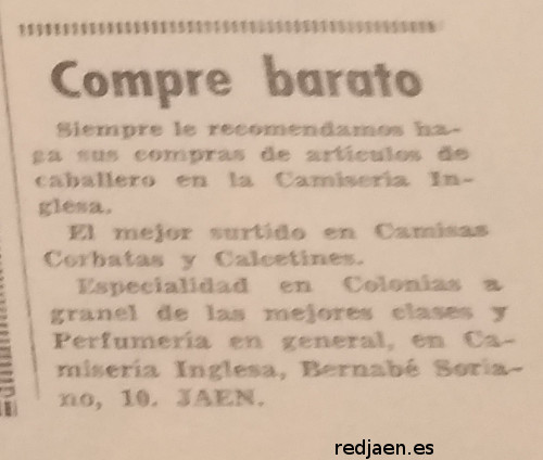 Calle Bernab� Soriano - Calle Bernab� Soriano. Anuncio antiguo. Archivo Hist�rico Provincial