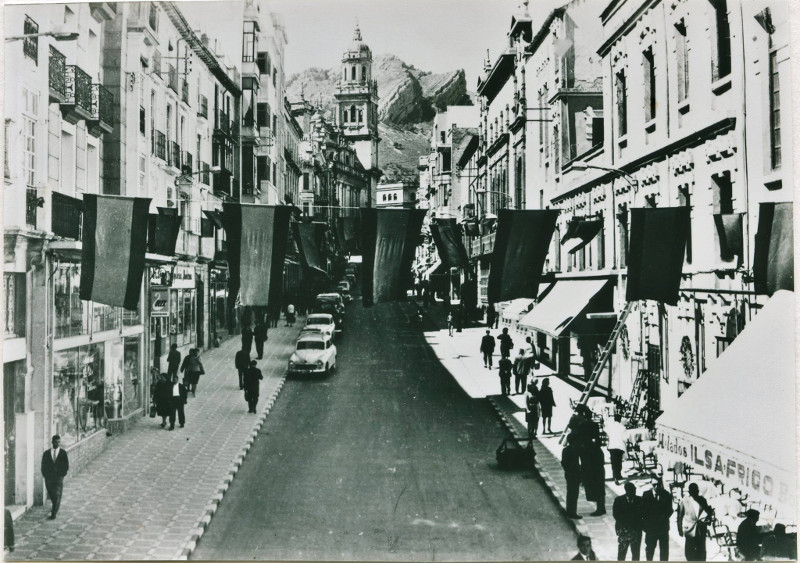 Calle Bernabé Soriano - Calle Bernabé Soriano. Foto antigua. Archivo IEG