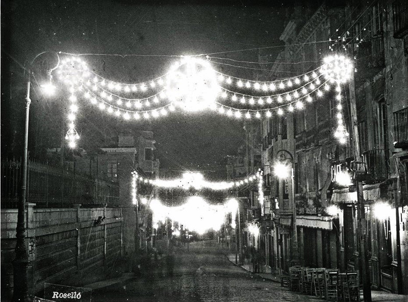 Calle Bernabé Soriano - Calle Bernabé Soriano. Foto antigua. Fotografía de Jaime Roselló Cañada. Archivo IEG