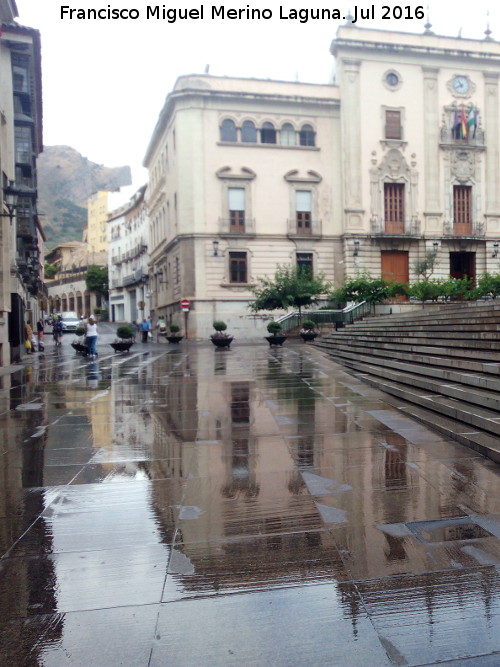 Calle Carrera de Jesús - Calle Carrera de Jesús. A su paso por la Plaza de Santa María