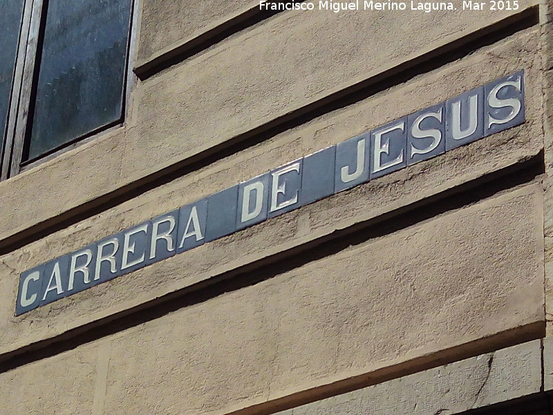 Calle Carrera de Jesús - Calle Carrera de Jesús. Azulejos