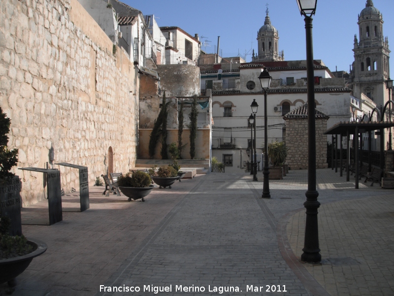 Calle Carrera de Jess - Calle Carrera de Jess. Plazoleta junto a la muralla