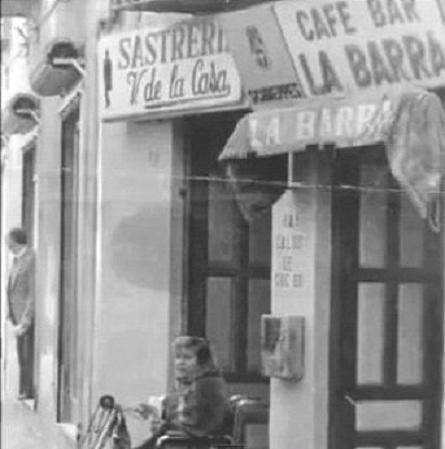 Calle Cerón - Calle Cerón. Foto antigua. Bar La Barra con sus expléndidos rossini