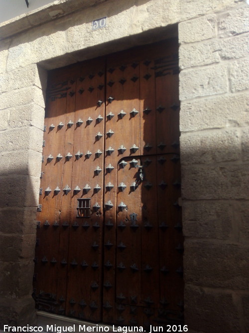 Palacio de María Contreras Leiva y Biedma Iranzo - Palacio de María Contreras Leiva y Biedma Iranzo. Puerta de clavazón
