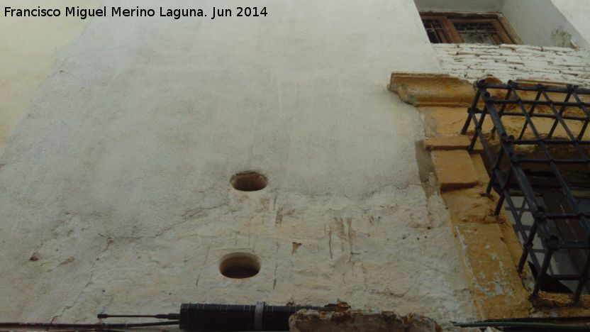 Casa de la Calle Remojadero del Pescado n° 8 - Casa de la Calle Remojadero del Pescado n° 8. Huecos