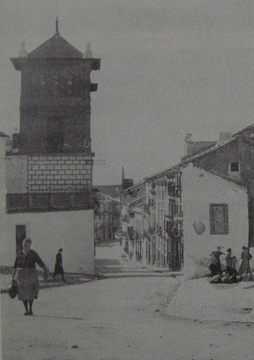 Calle del Santo - Calle del Santo. Foto antigua