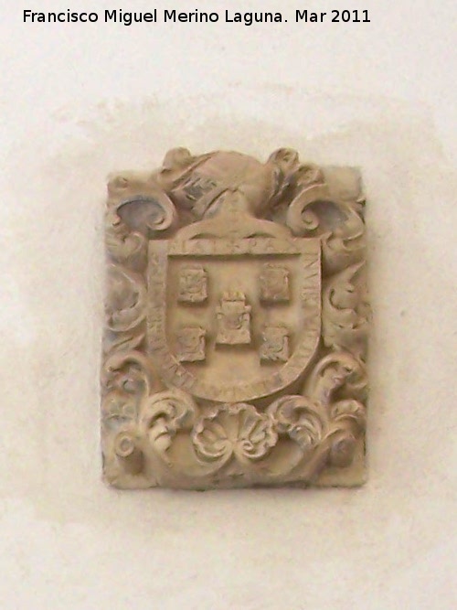 Casa de la Calle Rostro nº 12 - Casa de la Calle Rostro nº 12. Escudo de los Torres