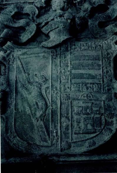 Casa de los Benavides - Casa de los Benavides. Foto antigua. Escudo
