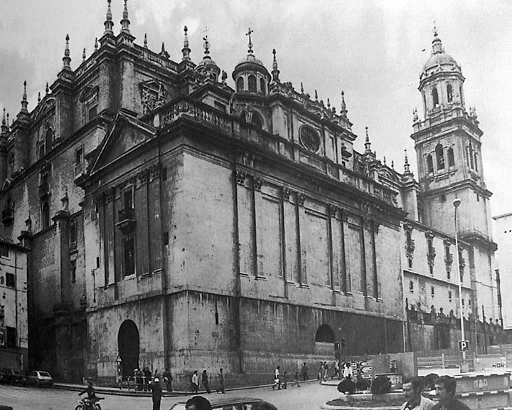 Catedral de Jaén - Catedral de Jaén. Foto antigua