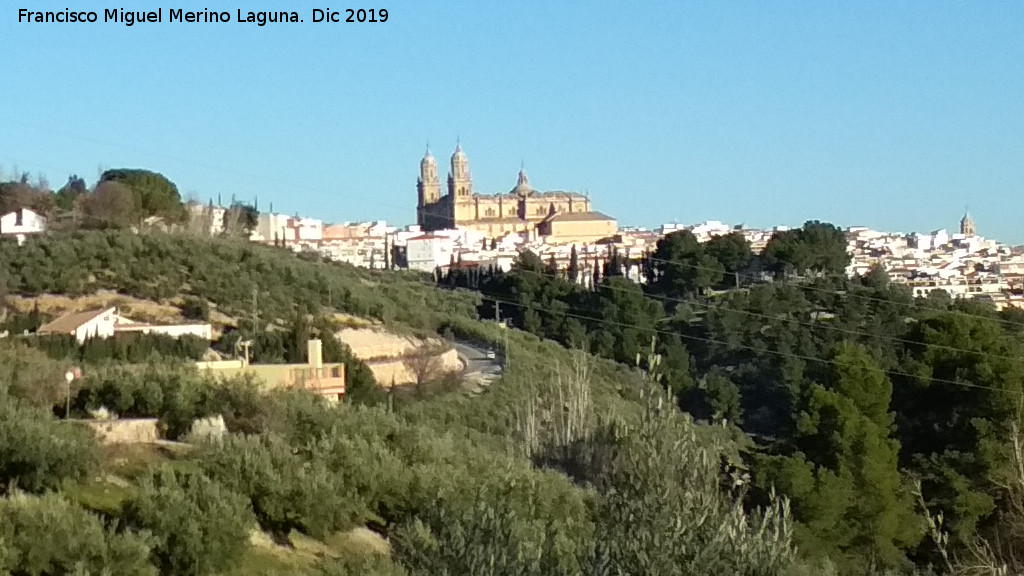 Catedral de Ja�n - Catedral de Ja�n. Desde la Carretera al Puente de la Sierra