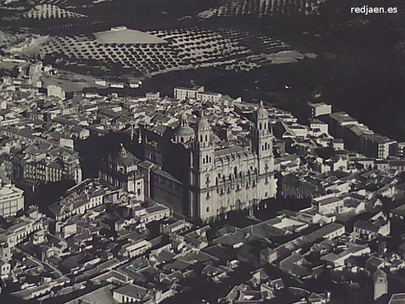 Catedral de Jaén - Catedral de Jaén. Foto antigua
