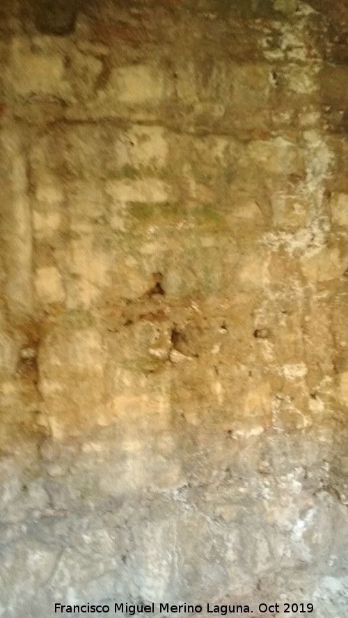 Baños Árabes del Naranjo - Baños Árabes del Naranjo. Muro