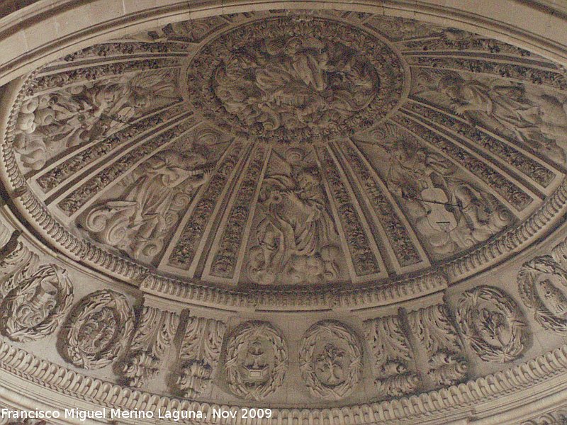 Catedral de Jaén. Cúpula de los Músicos - Catedral de Jaén. Cúpula de los Músicos. 