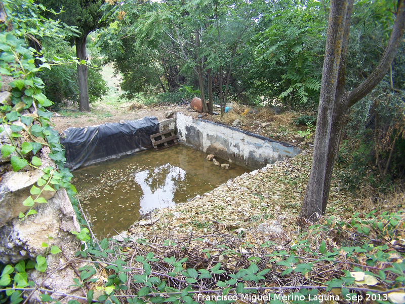 La Bañizuela - La Bañizuela. Alberca que da nombre al paraje