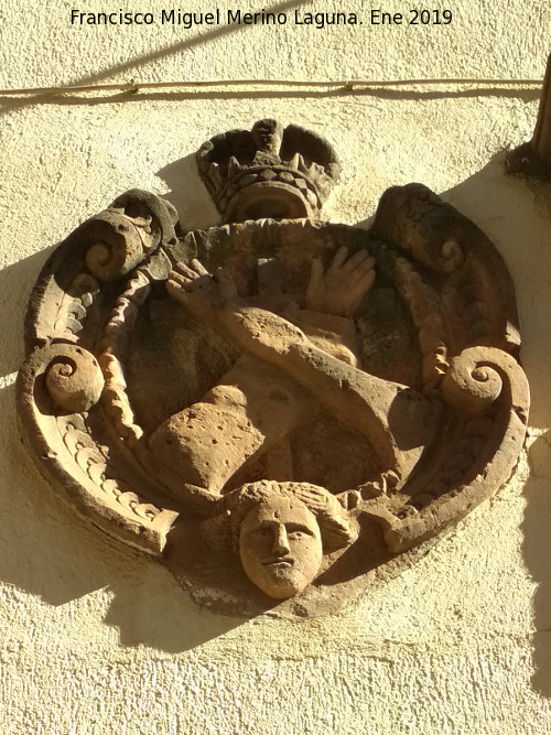 Casa de la Calle Calancha nº 6 - Casa de la Calle Calancha nº 6. Escudo izquierdo
