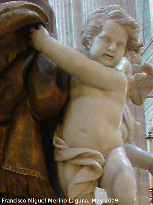 Catedral de Jaén. Tabernáculo - Catedral de Jaén. Tabernáculo. Ángel