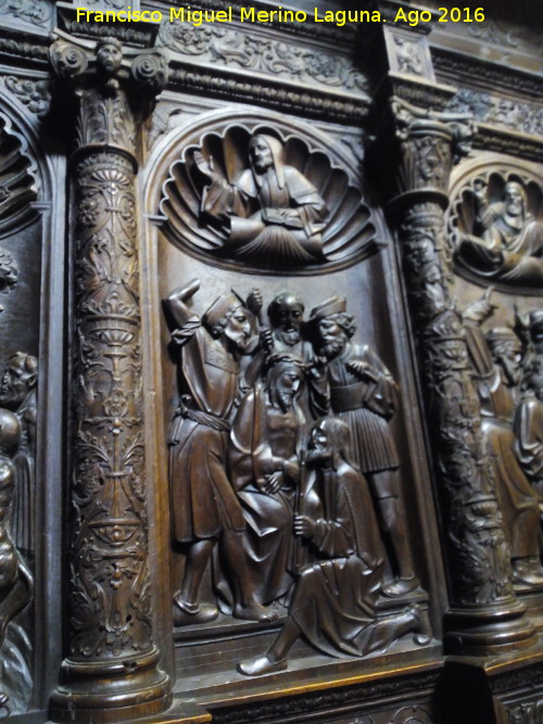 Catedral de Jaén. Coro - Catedral de Jaén. Coro. La coronación de espinas