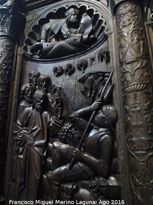 Catedral de Jan. Coro - Catedral de Jan. Coro. Prendimiento de Jess