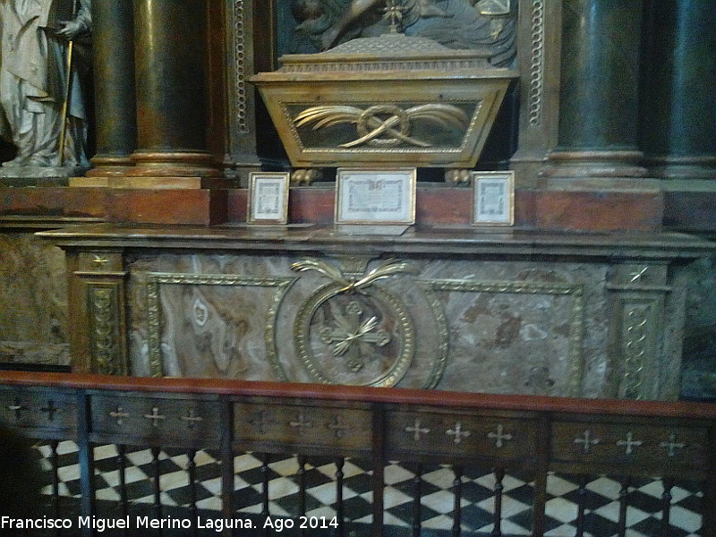 Catedral de Jaén. Capilla de San Eufrasio - Catedral de Jaén. Capilla de San Eufrasio. Altar