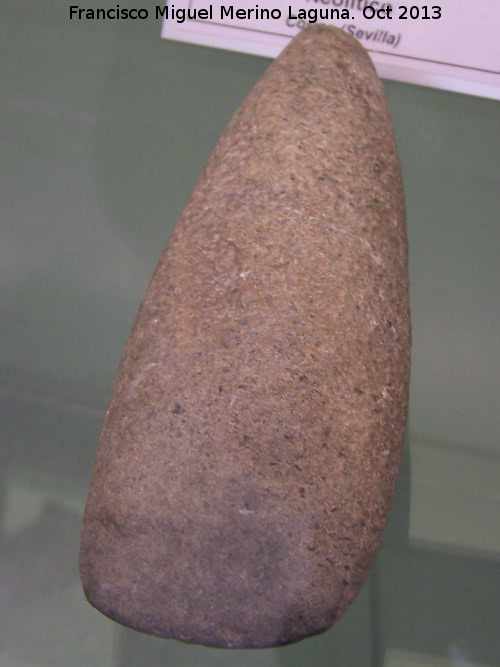 Historia de Coripe - Historia de Coripe. Hacha. Museo Colegio San Antonio de Padua - Martos