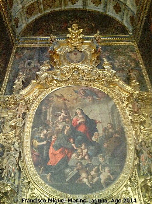 Catedral de Jaén. Capilla de la Virgen de los Dolores y Santo Sepulcro - Catedral de Jaén. Capilla de la Virgen de los Dolores y Santo Sepulcro. Ático