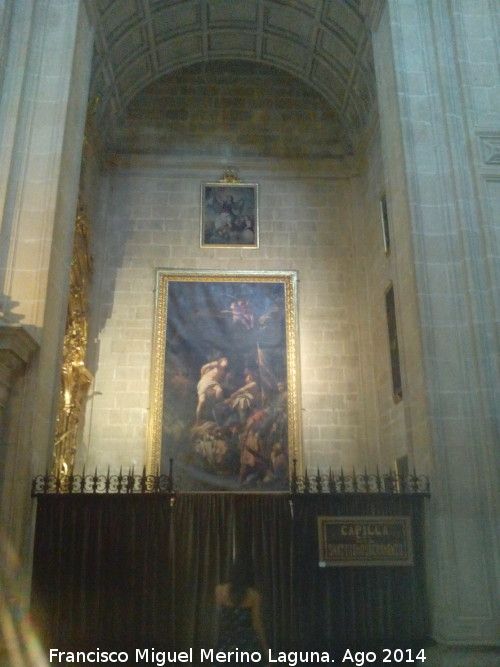 Catedral de Jaén. Capilla de San Sebastián - Catedral de Jaén. Capilla de San Sebastián. 