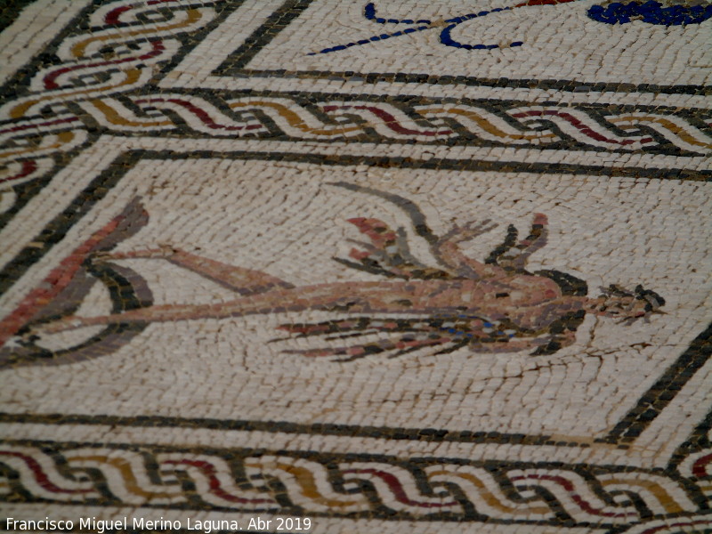 Itálica. Casa de Neptuno - Itálica. Casa de Neptuno. Detalle