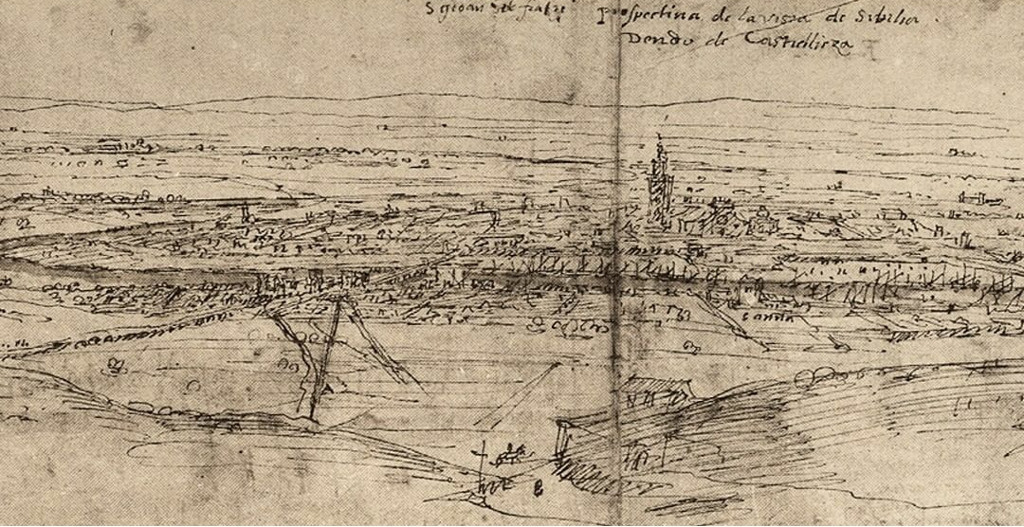 Historia de Sevilla - Historia de Sevilla. 1567 de Antón van den Wyngaerde