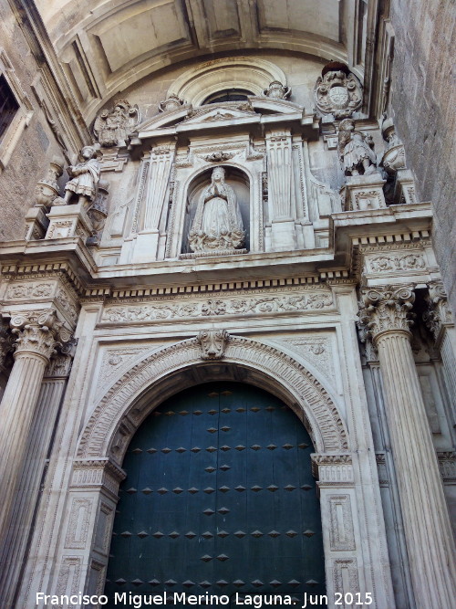 Catedral de Jan. Fachada Norte - Catedral de Jan. Fachada Norte. Portada norte