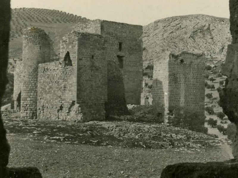 Castillo de La Guardia. Alcázar - Castillo de La Guardia. Alcázar. Años 50 del siglo XX
