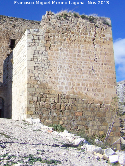 Castillo de La Guardia. Torreón del Alcázar Noreste - Castillo de La Guardia. Torreón del Alcázar Noreste. 