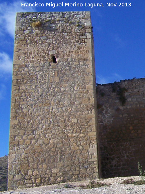 Castillo de La Guardia. Torreón del Alcázar Sureste - Castillo de La Guardia. Torreón del Alcázar Sureste. 