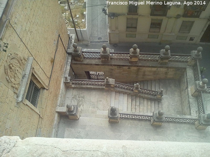 Catedral de Jaén. Lonja - Catedral de Jaén. Lonja. Escaleras