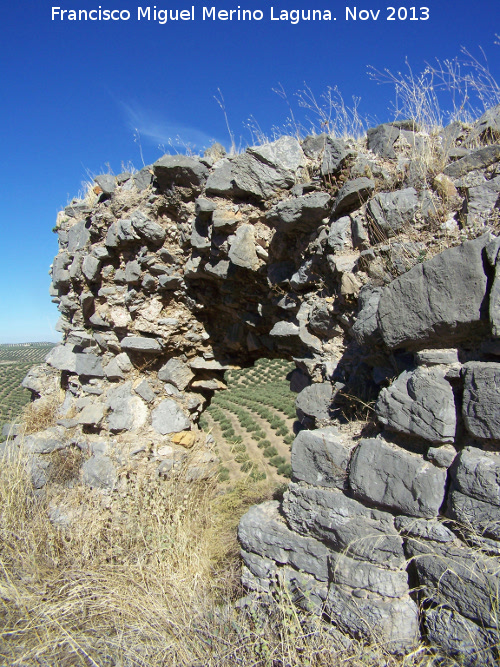 Castillo Víboras. Murallas - Castillo Víboras. Murallas. Extremo noroccidental de la muralla