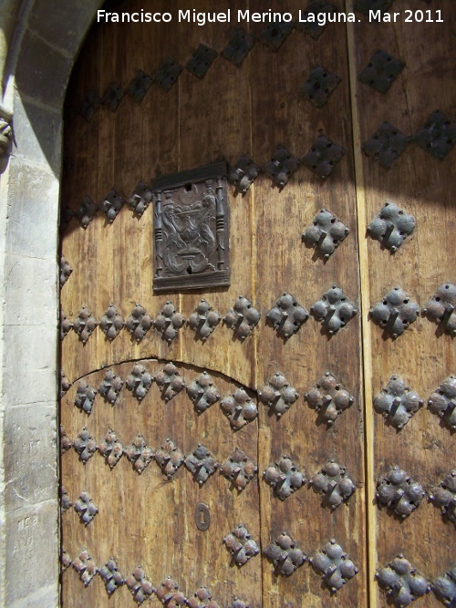 Iglesia de la Magdalena - Iglesia de la Magdalena. Puerta de acceso