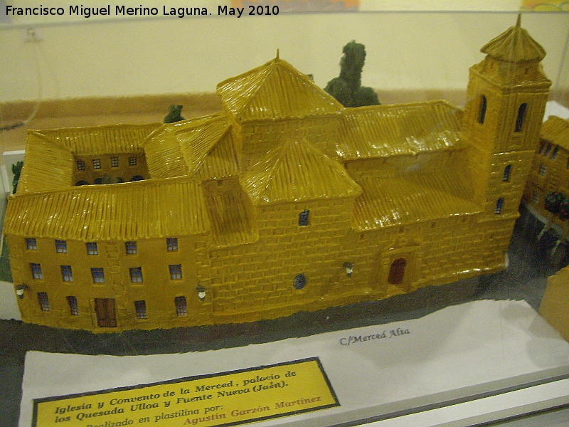 Convento de La Merced - Convento de La Merced. Maqueta de plastilina de Agustn Garzn