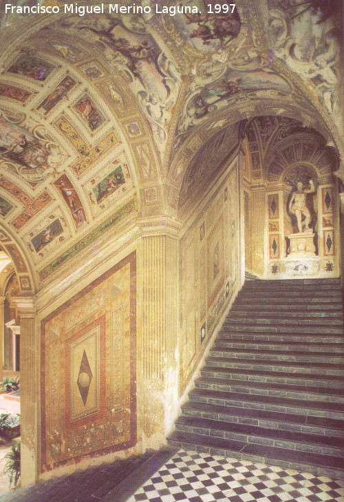 Palacio del Marqués de Santa Cruz - Palacio del Marqués de Santa Cruz. Escalera