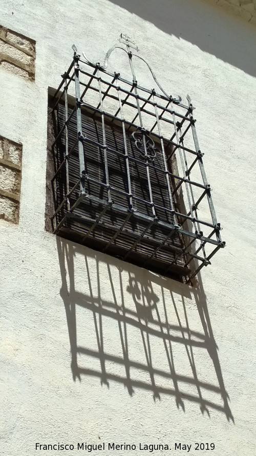 Convento de Santa Úrsula - Convento de Santa Úrsula. Sombra de la reja