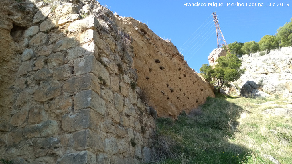 Muralla de Ja�n - Muralla de Ja�n. Muralla Sur de Ja�n a intramuros