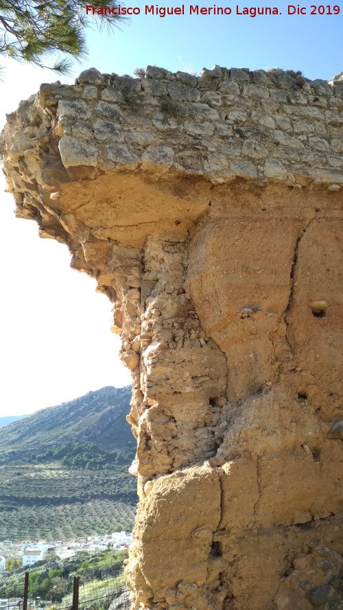 Muralla de Ja�n. Torre�n Sur II - Muralla de Ja�n. Torre�n Sur II. Detalle del arranque del lienzo