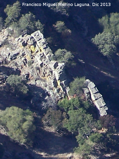 Cerro Galayo - Cerro Galayo. Estratos cuarcticos