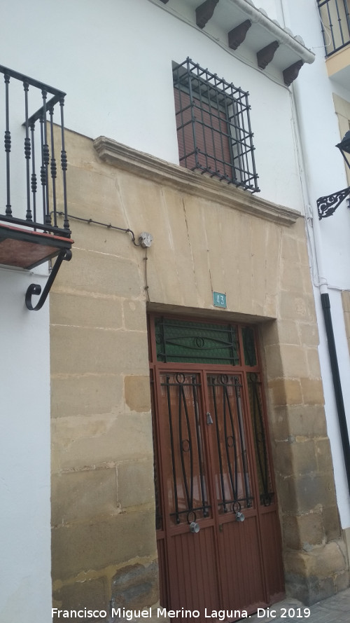 Casa de la Calle Conde Mejorada n� 43 - Casa de la Calle Conde Mejorada n� 43. Portada