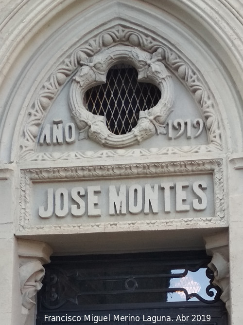 Cementerio de Baeza - Cementerio de Baeza. Año 1919