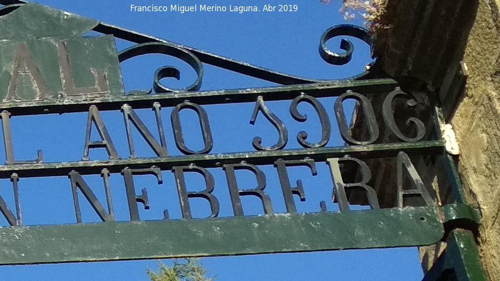 Cementerio de Baeza - Cementerio de Baeza. Año 1906