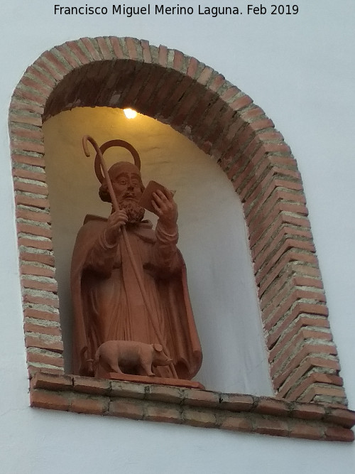 Ermita de San Antón - Ermita de San Antón. Hornacina de San Antón